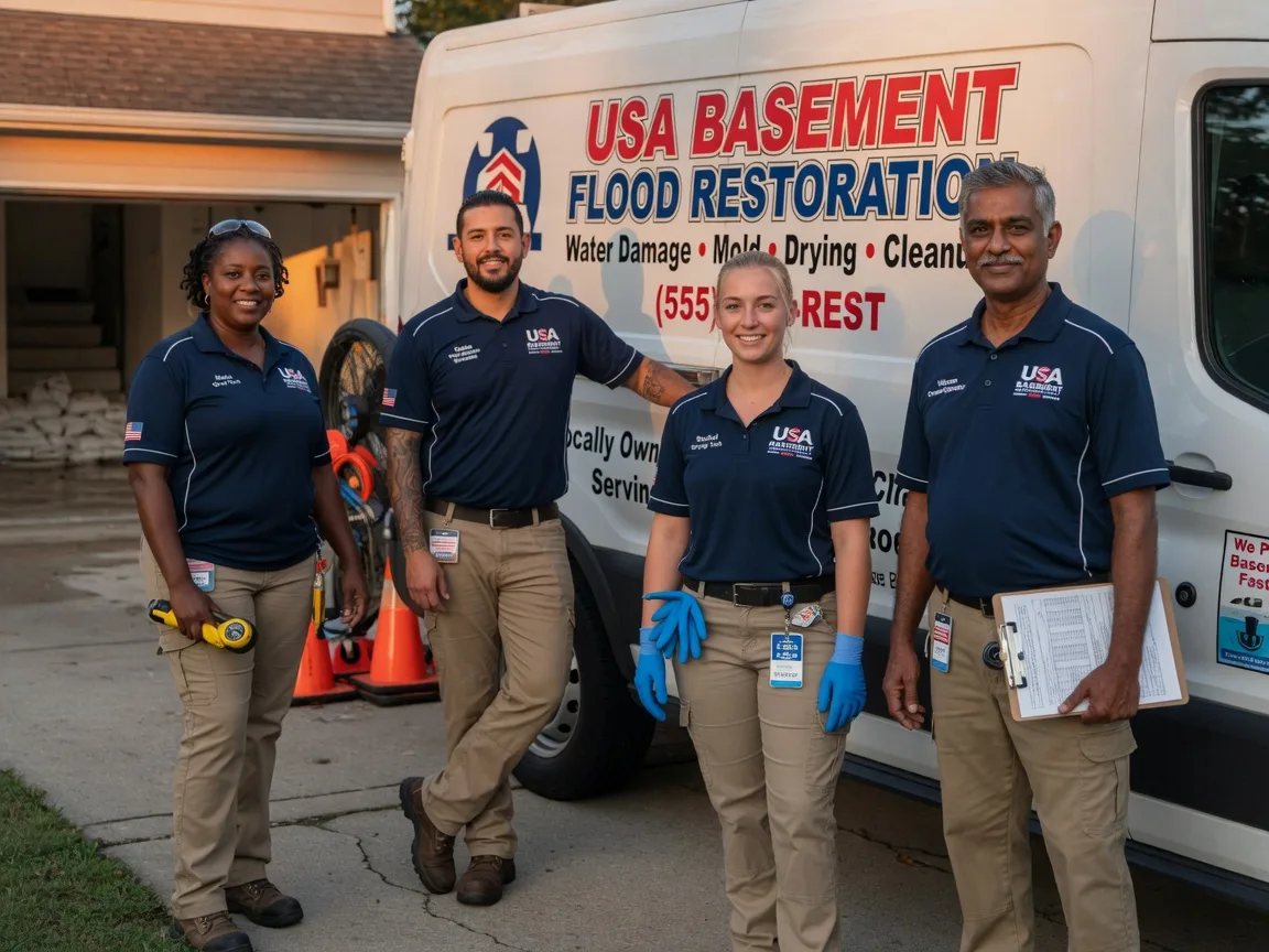 Basement Flood Cleanup company in Timblin, PA